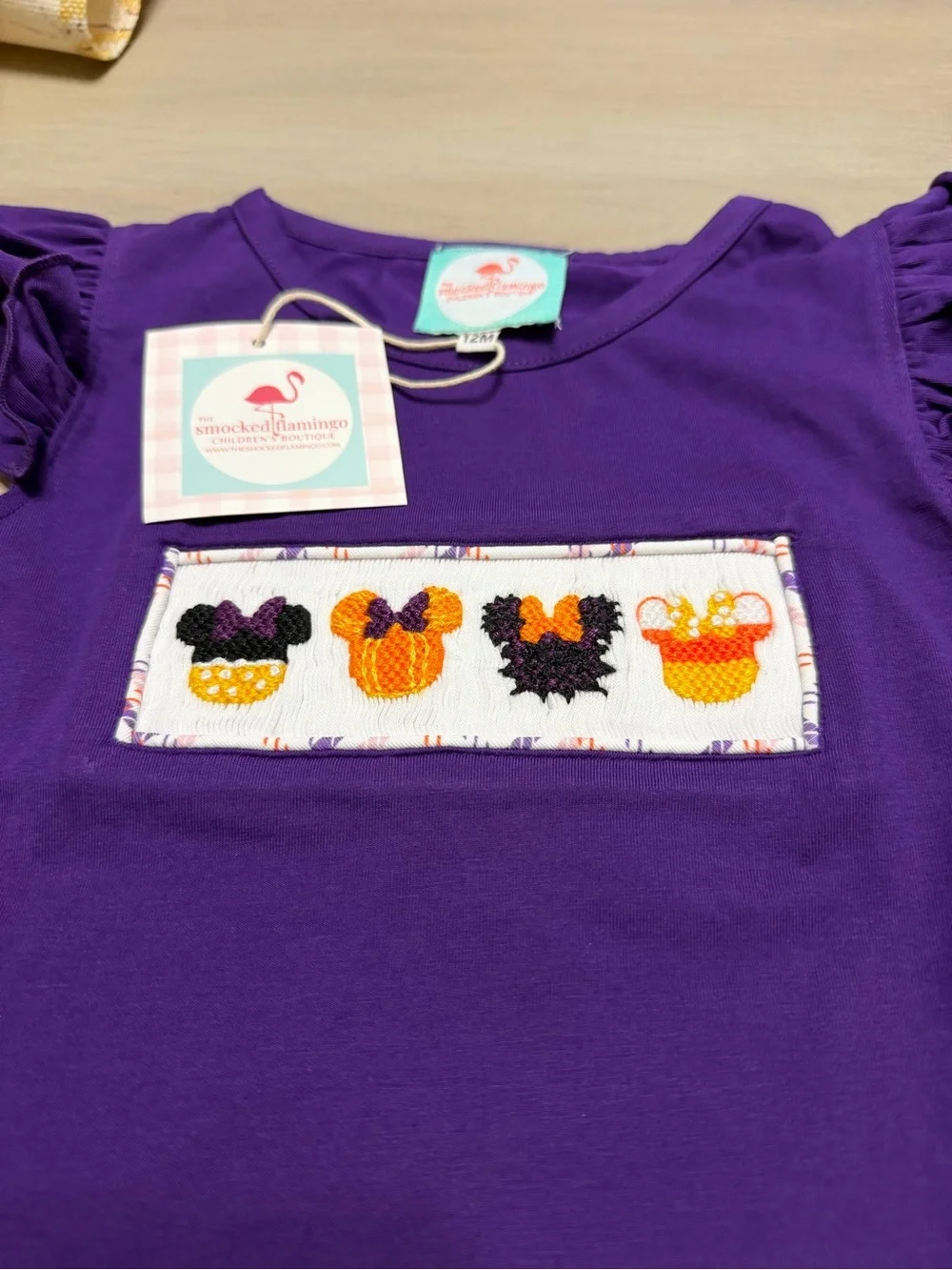 Smocked Halloween Disney Girls Set